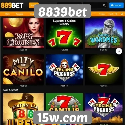 Análise das opções de jogos no site 8839bet